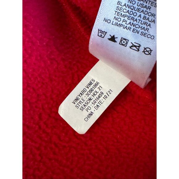 Vineyard Vines Boys Stillwater High-Pile Sherpa 1/4-Zip Jacket Lot NWOT Medium - Picture 6 of 12